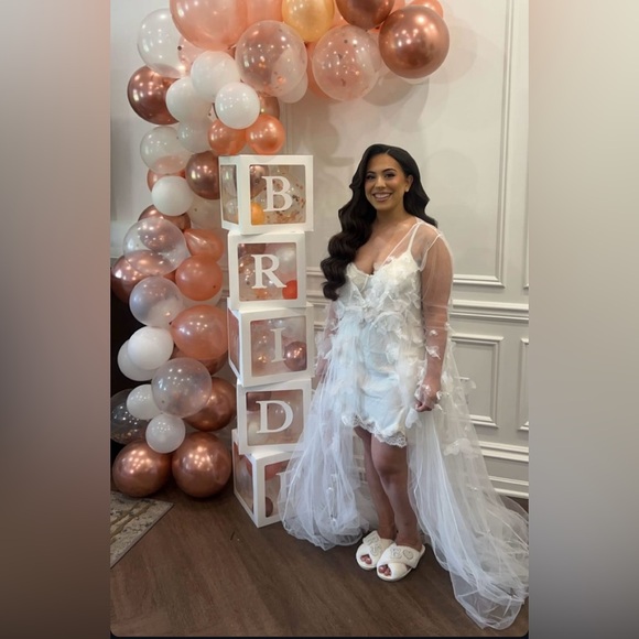 By Inna Elsie Sabrina Bridal Robe - Picture 4 of 6